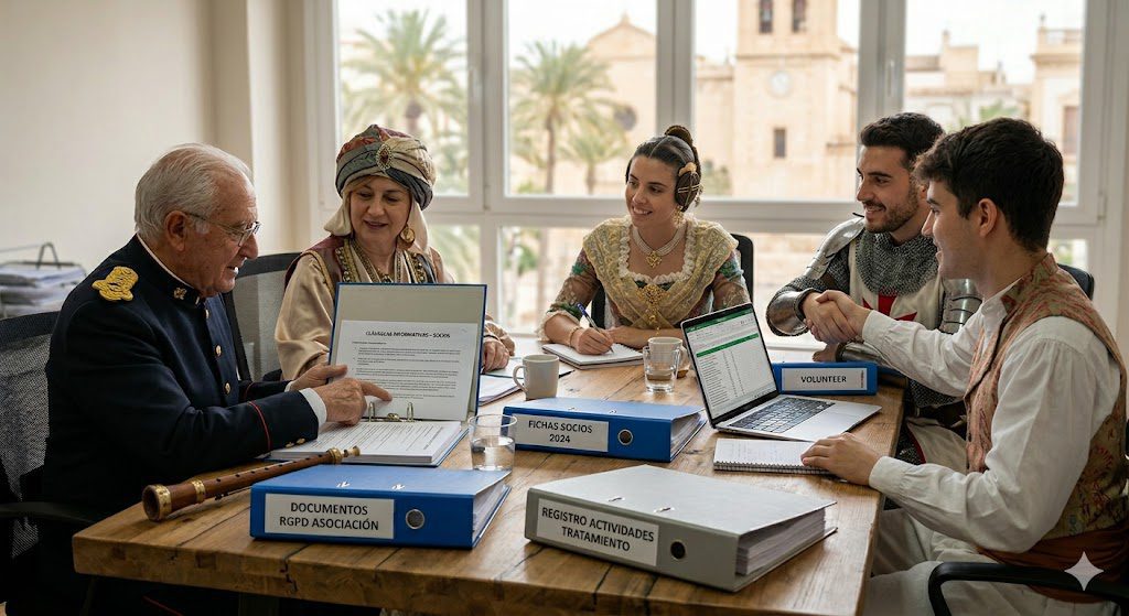 documentación protección de datos asociación